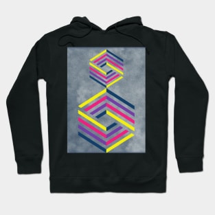 geomeatric lines Hoodie